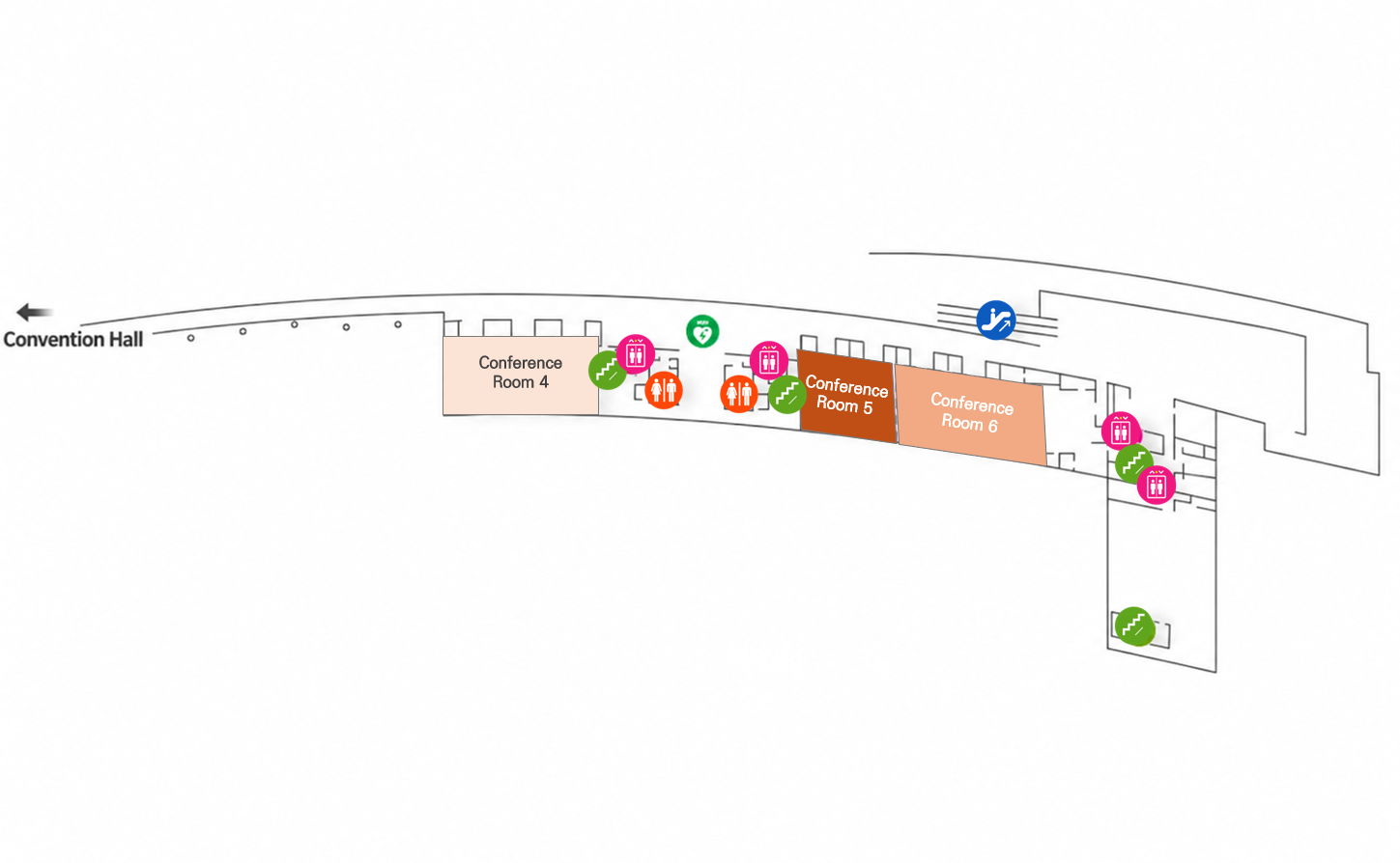 Exhibition Hall 1 3F Floor Plan